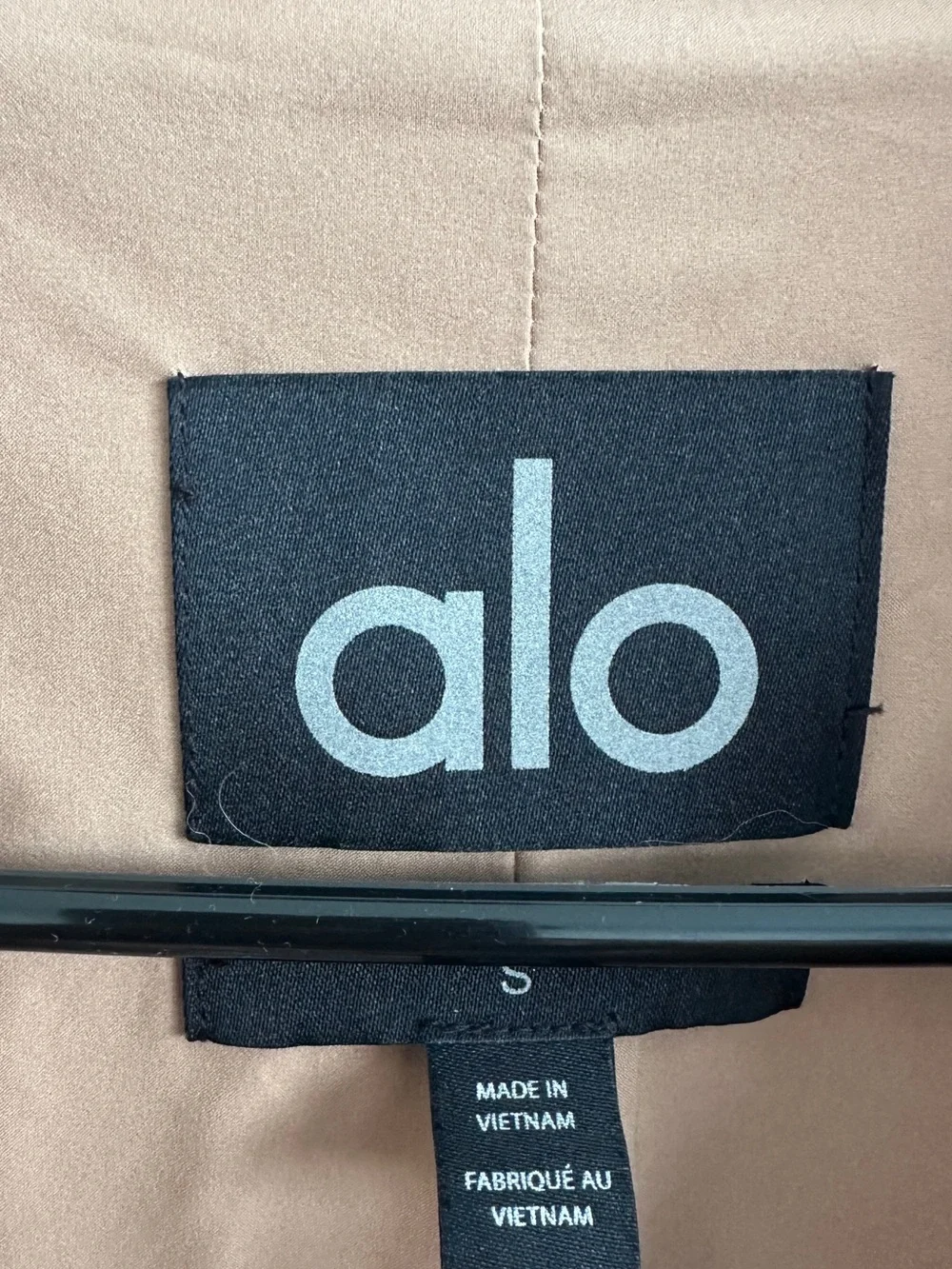 ALO Yoga Wool Metro Long Coat - Toasted Almond Brown - Small